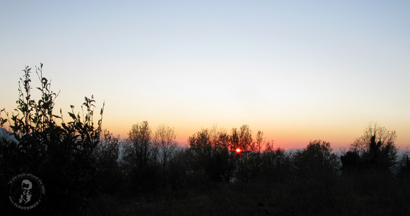tramonto, guardia sanframondi, valle telesina, falanghina
